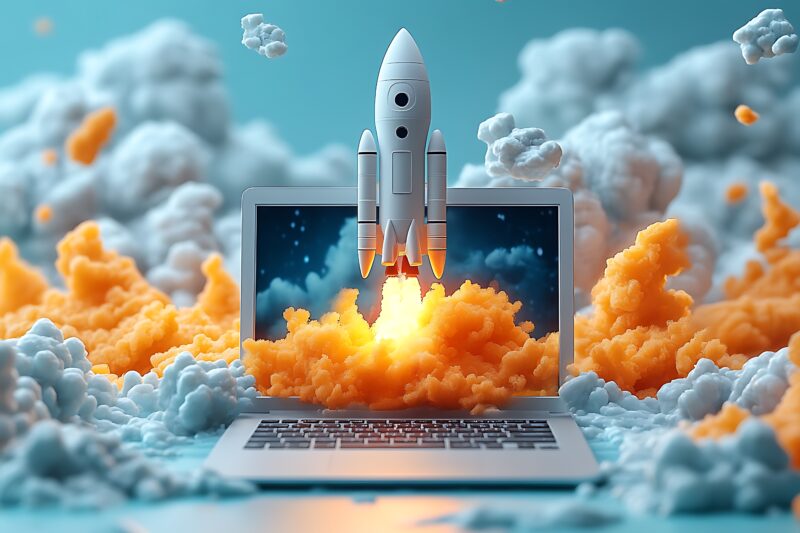 WEB開設のイメージです